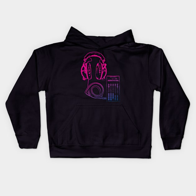 Sum 'n' Bass Kids Hoodie by haunteddata